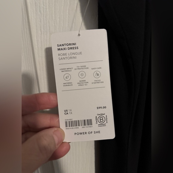 NWT Athleta Santorini Maxi Dress 1x - Picture 8 of 9